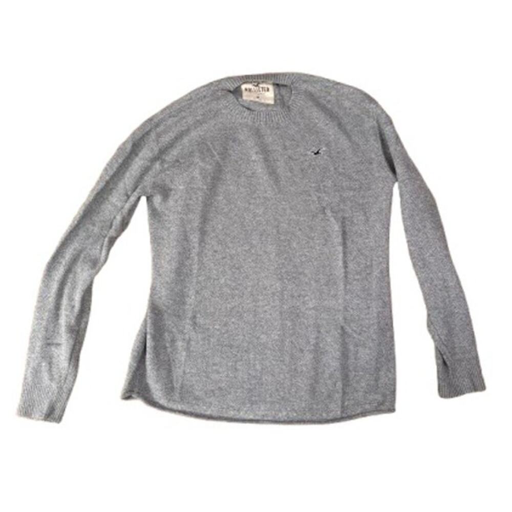 Hollister Men Gray Sweater
